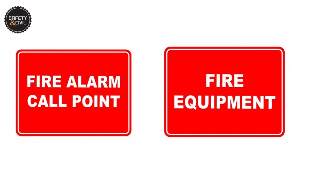 fire safety signs