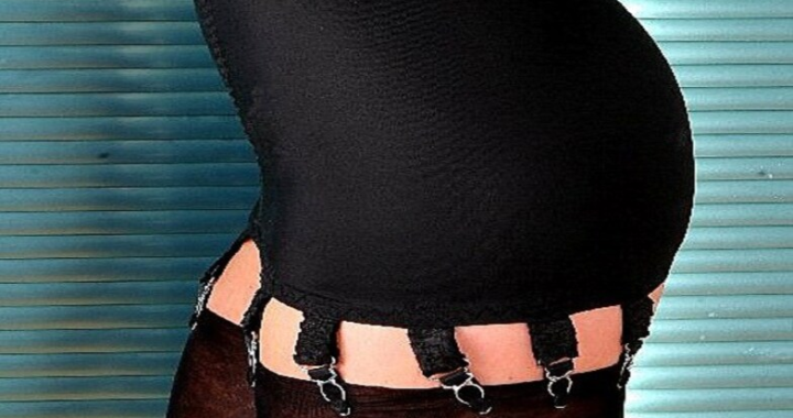 Wide Suspender Belt